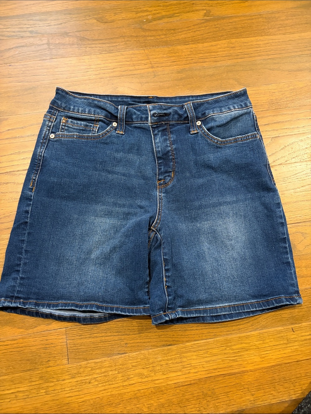 Women's Seven7 Dark Blue Denim Shorts